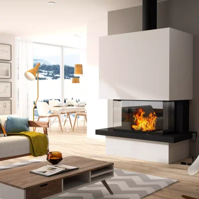 Cheminée et insert GODIN