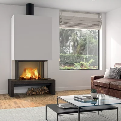 Cheminée et insert GODIN