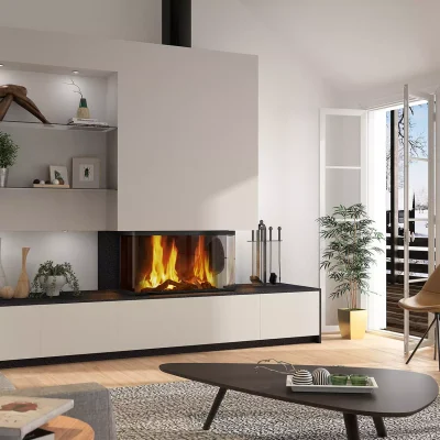 Cheminée et insert GODIN