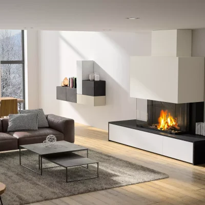 Cheminée et insert GODIN