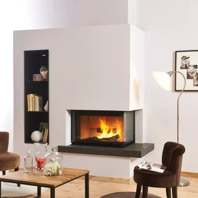 Cheminée et insert GODIN