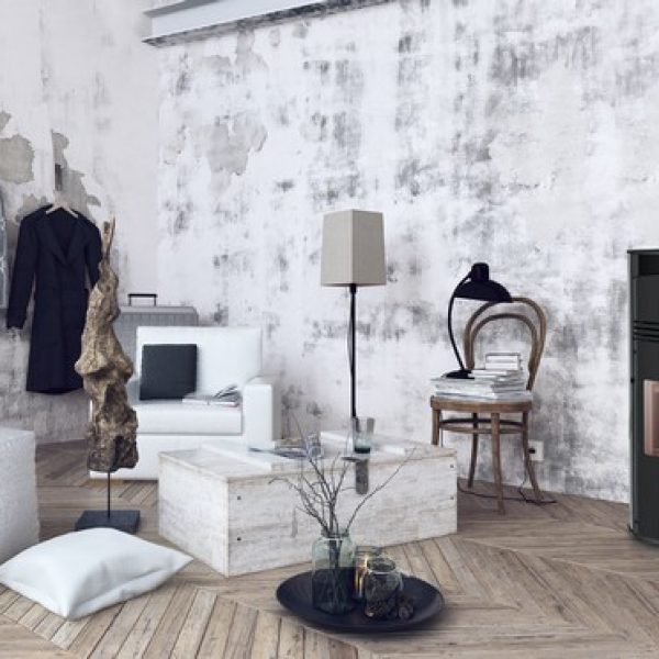 Réalisation d'un poêle à bois La Roche-sur-Yon par Déco'Styl