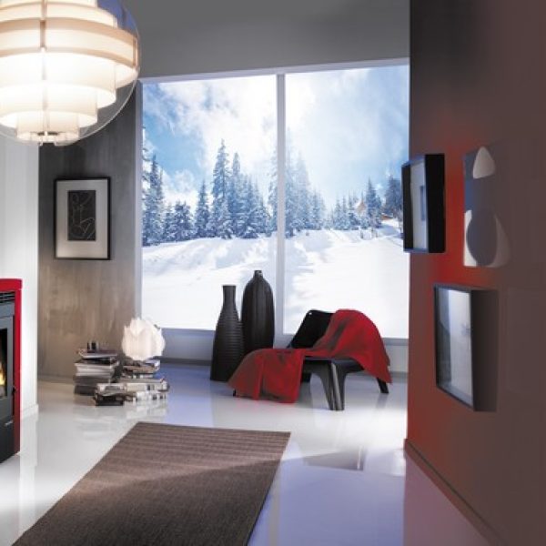 Réalisation d'un poêle à bois aux Sables-d'Olonne par Déco'Styl