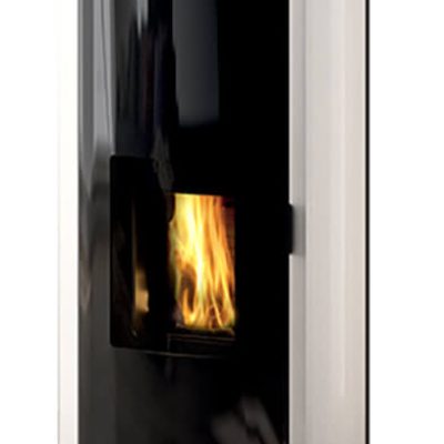 Réalisation d'un poêle à granulés à Challans par Déco'Styl