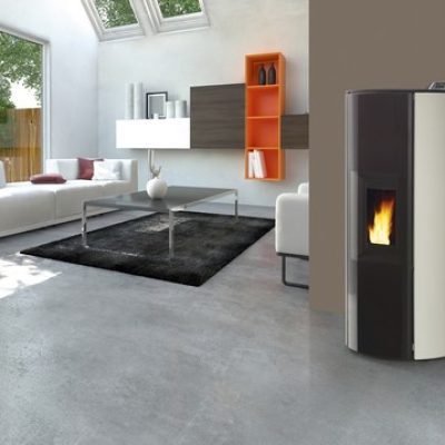 Réalisation d'un poêle à granulés à Challans par Déco'Styl